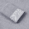 Combed Cotton Jacquard Towel - Grey