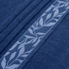 Combed Cotton Jacquard Towels Pack Of 2 & 4 -Navy Blue