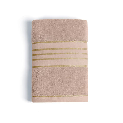 Combed Cotton Beige Towel Set