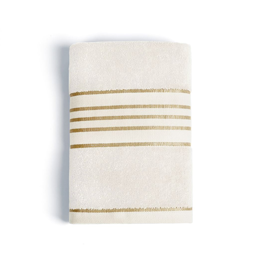 Combed Cotton Cream Towel Set