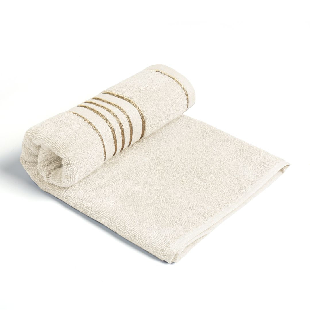 Combed Cotton Cream Towel Set