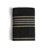Combed Cotton Black Towel Set