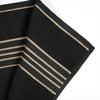 Combed Cotton Black Towel Set