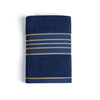 Combed Cotton Navy Towel Set