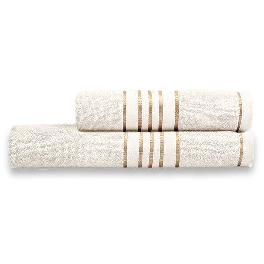 Combed Cotton Cream Towel Set