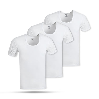 Men's Vest Half Sleeves - Pack of 3