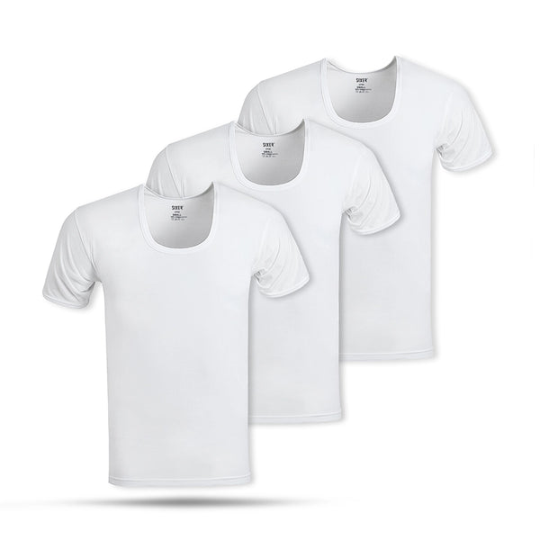 Men's Vest Half Sleeves - Pack of 3