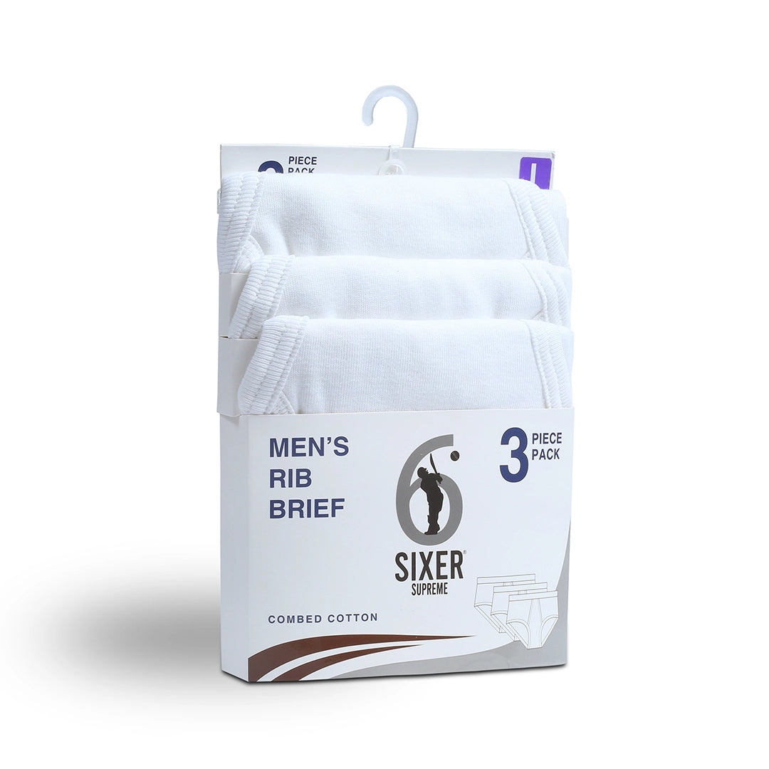 Men's Rib Brief - Pack of 3