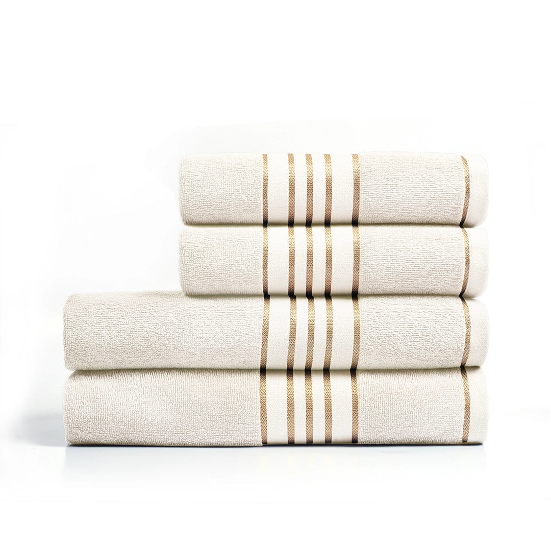 Combed Cotton Cream Towel Set