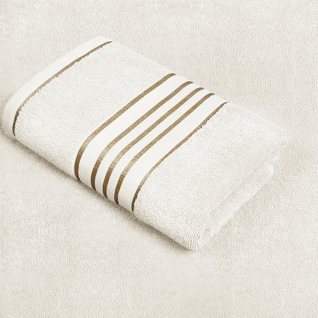 Combed Cotton Cream Towel Set