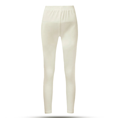 Women's Full Drawer Woollen Thermal - Off White