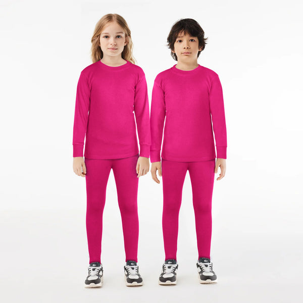 Kids Unisex Warmer 2 Pc Set - Pink