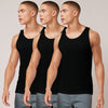Yorker Men's Vest Sleeve Less 100% Cotton-Pack of 3