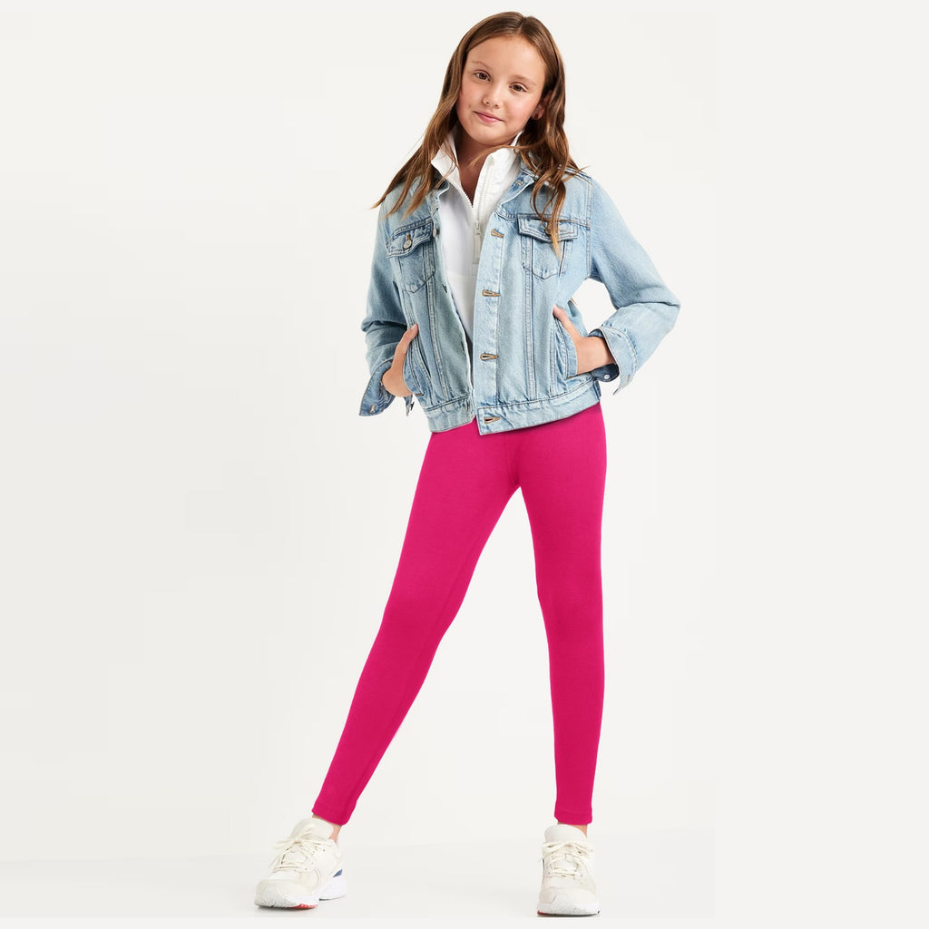 Kids Summer Tights - Dark Pink