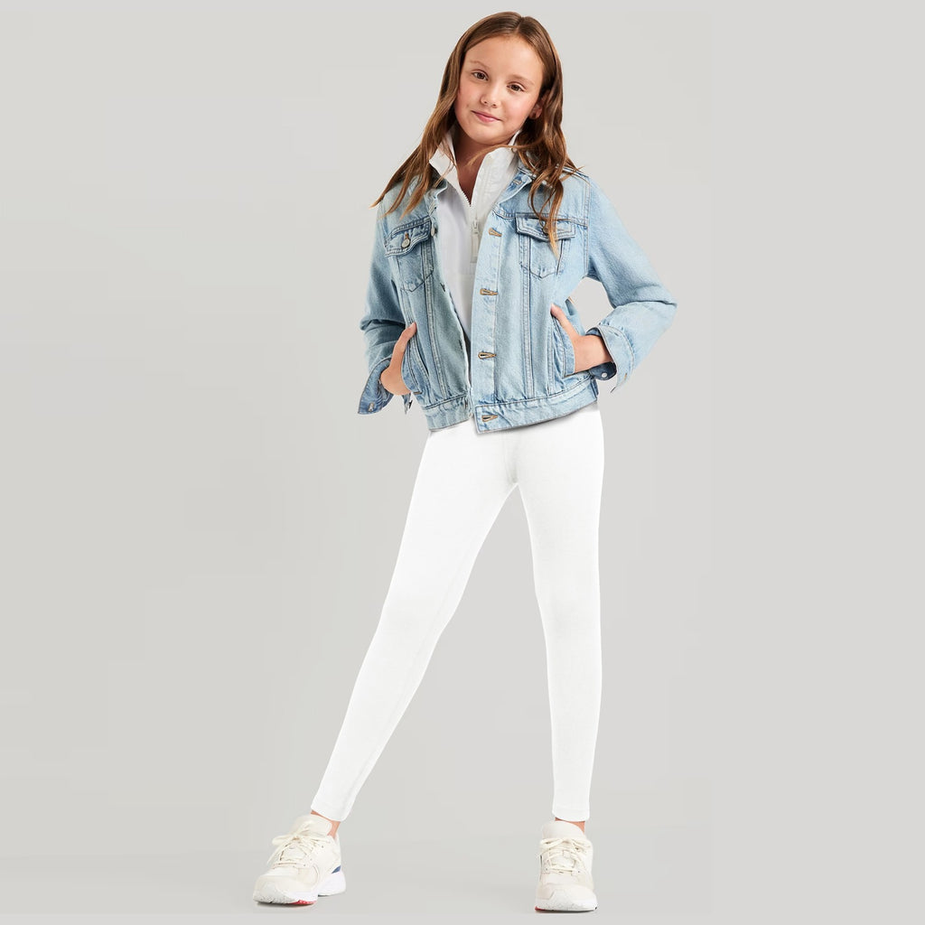 Kids Summer Tights - White