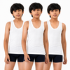 SixerSupreme Boys Premium Vests Pack of 3