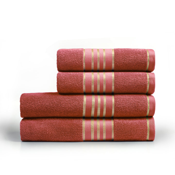Combed Cotton Rust Towel Pack Of 2 & 4 – Sixer Supreme