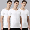 Men's Vest Half Sleeves Premium Combed Cotton - Pack of 3